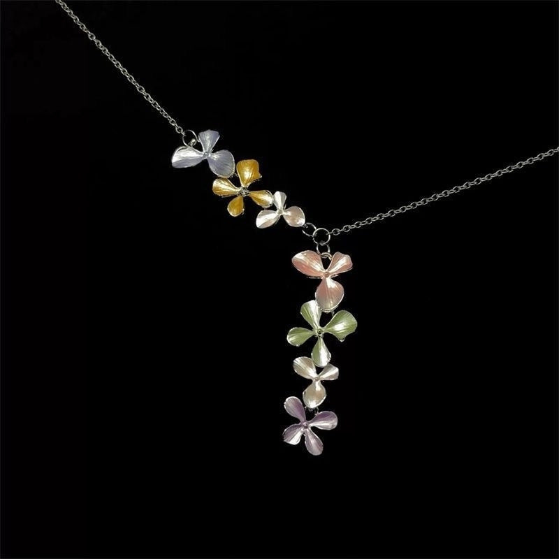 Colorful Flower Necklace