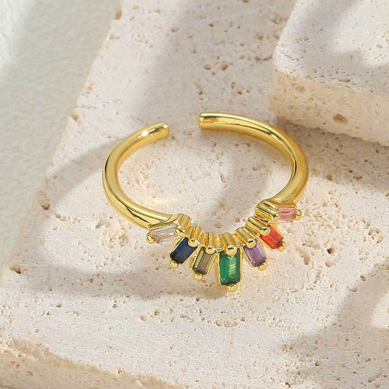 Colorful Gemstone Ring