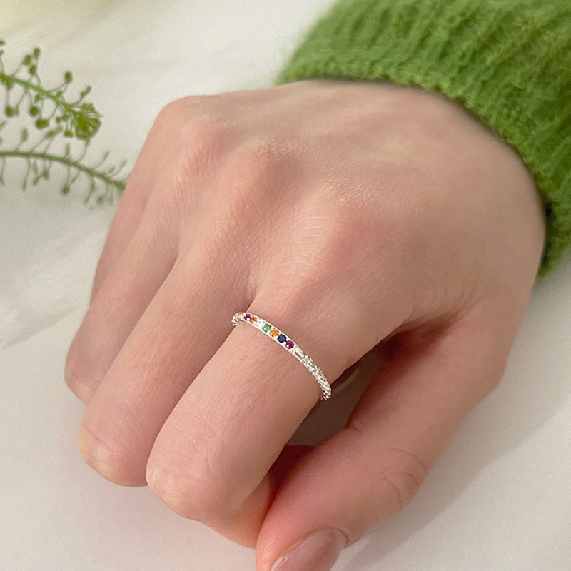 Colorful Rainbow Ring
