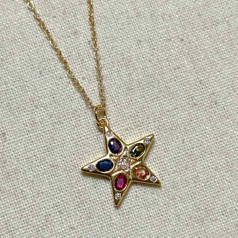 Colorful Star Necklace