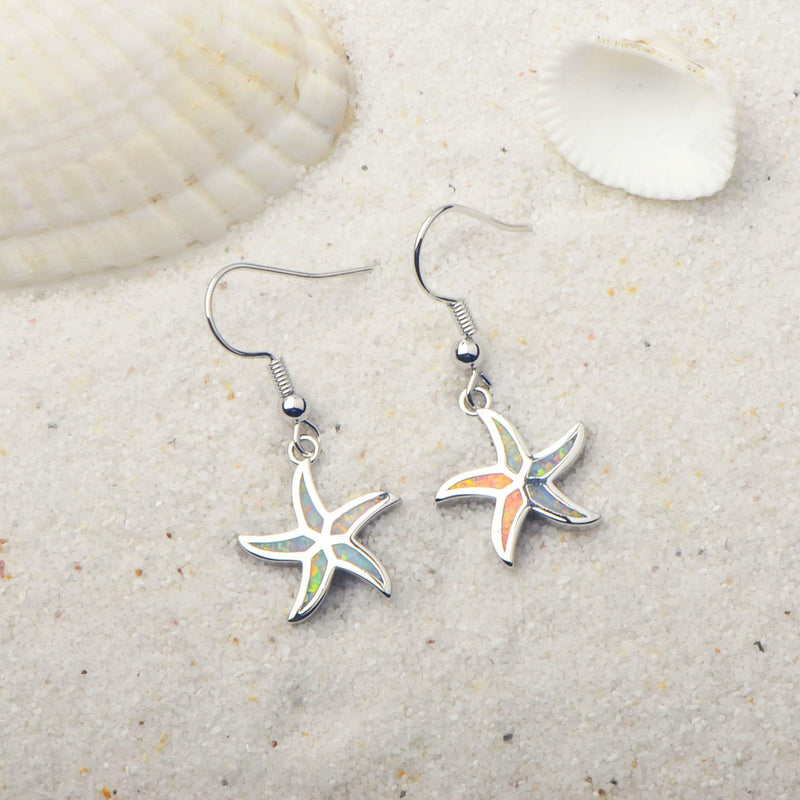 Colorful Starfish Earrings