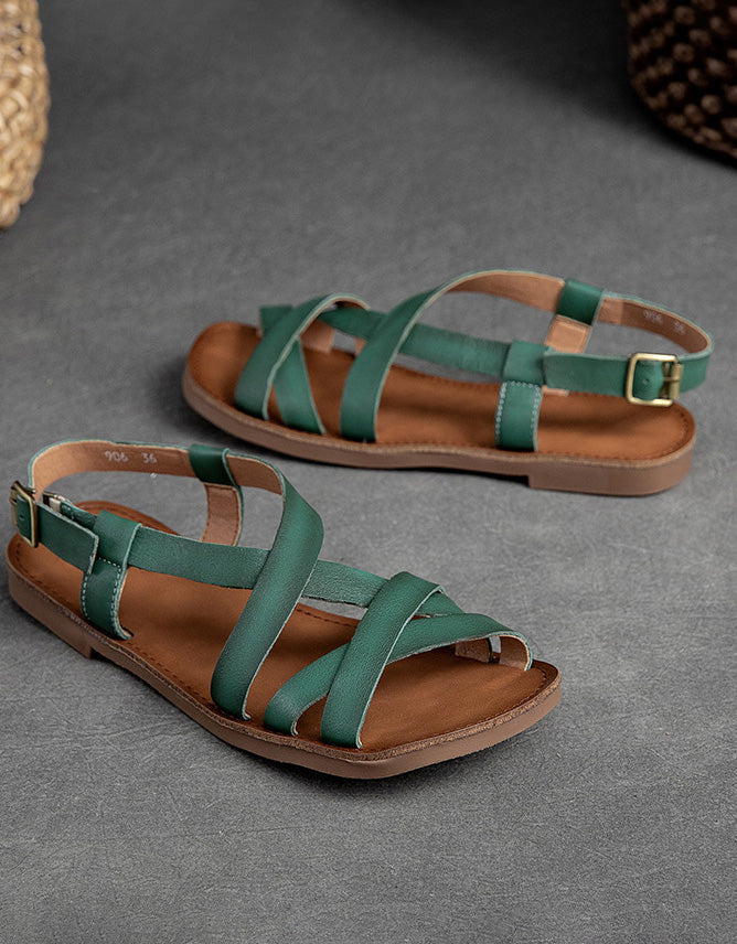 Lightweight leather sandals