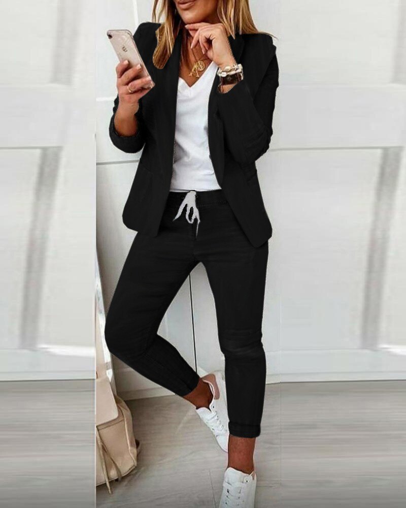 KS | Two-piece blazer suit set