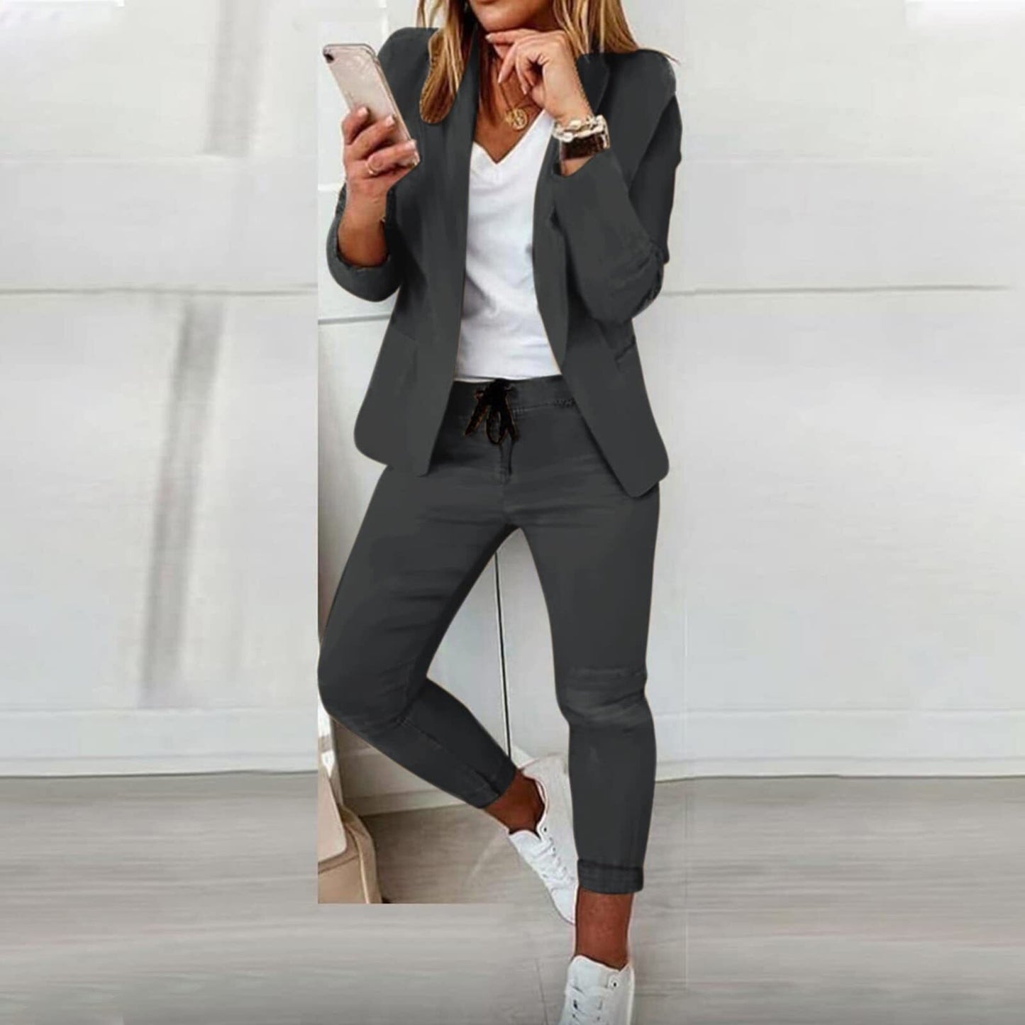 KS | Two-piece blazer suit set