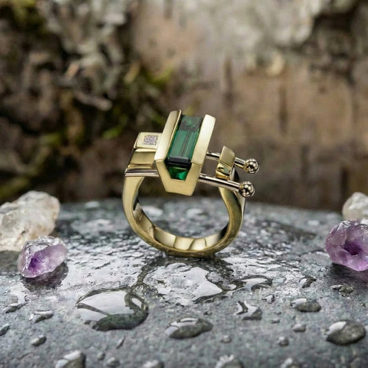 Beautiful Gold Ring With Unique Style