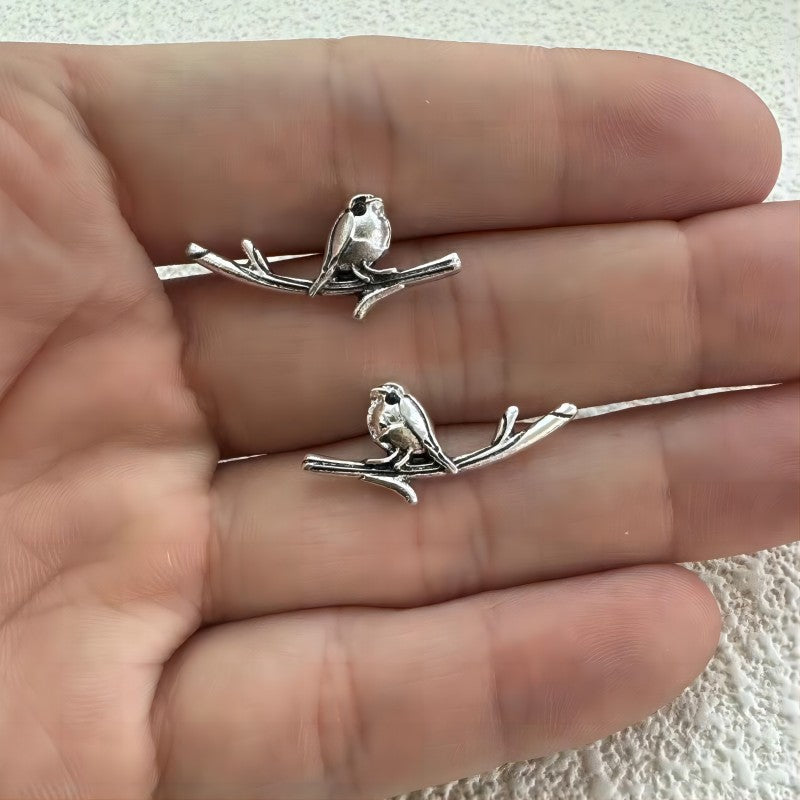 Delicate Bird Branch Earring