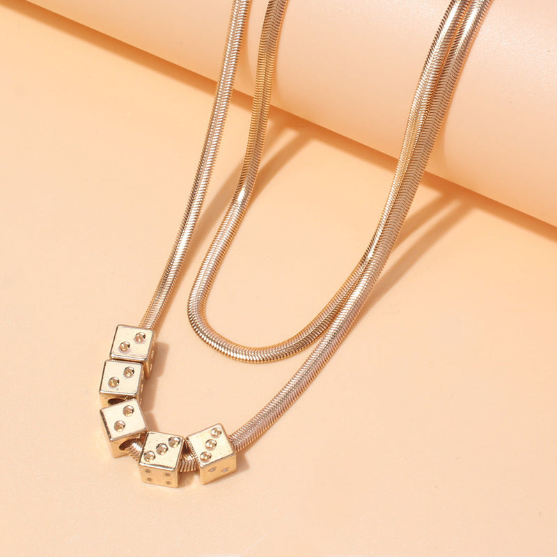 Dice Charm Necklace