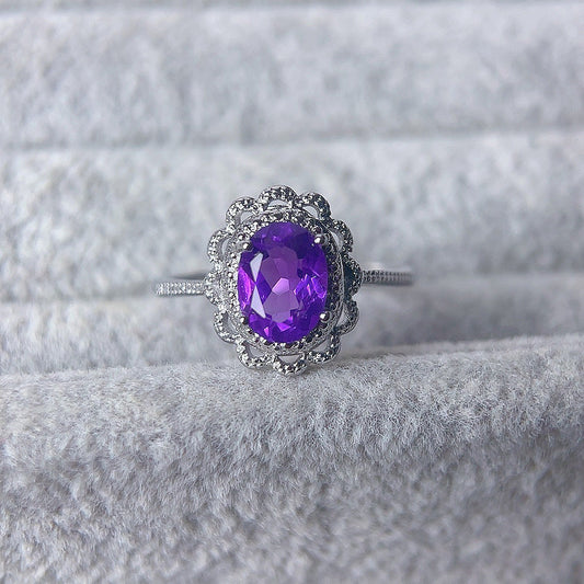 Elegant Amethyst Ring