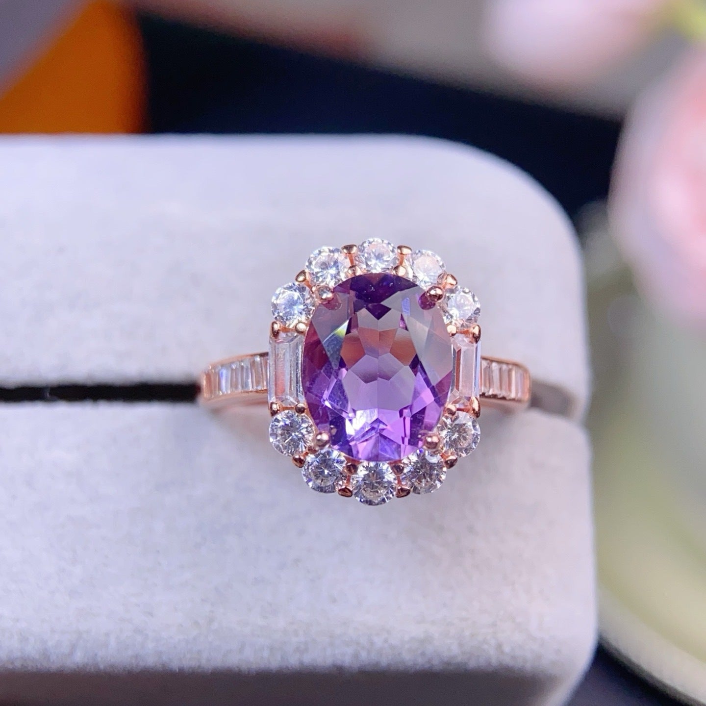Elegant Amethyst Ring