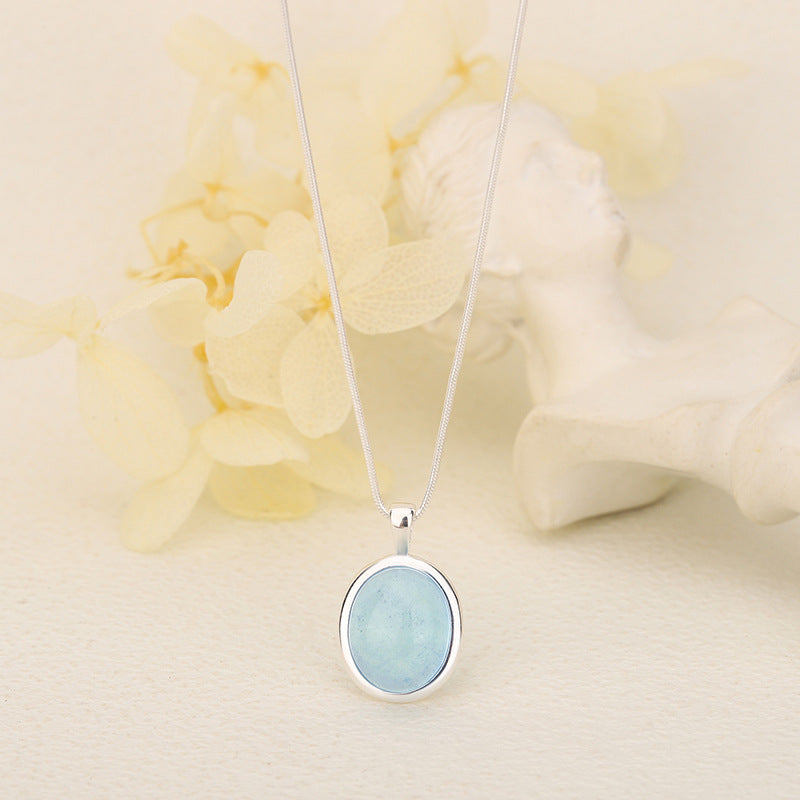 Elegant Aquamarine Necklace