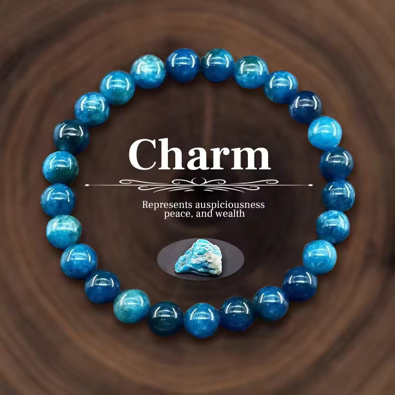 Elegant Blue Apatite Bracelet