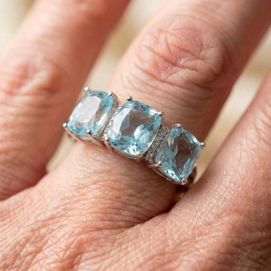 Blue Topaz Ring
