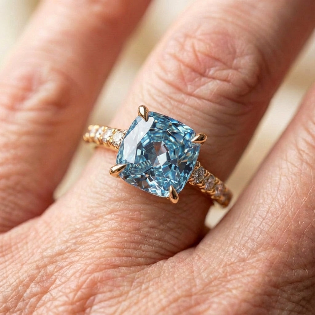 Blue Topaz Ring
