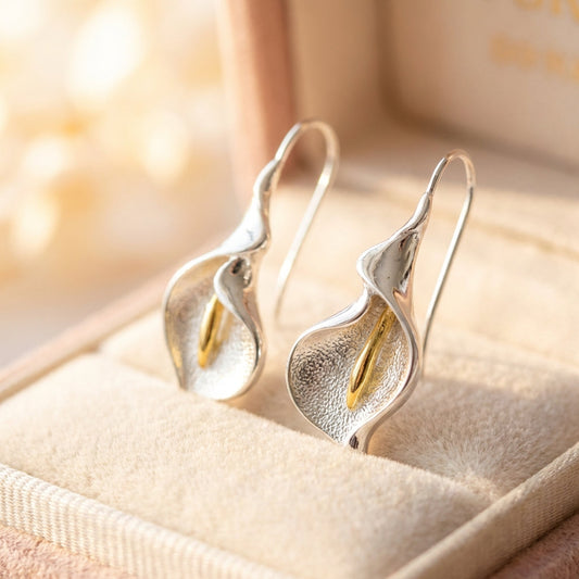 Elegant Calla Lily Earrings