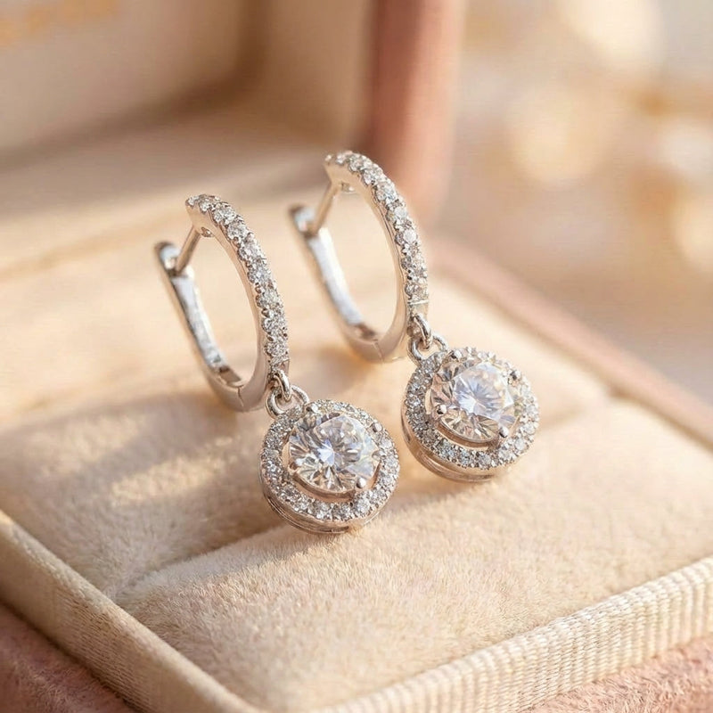 Elegant Crystal Dangle Earrings