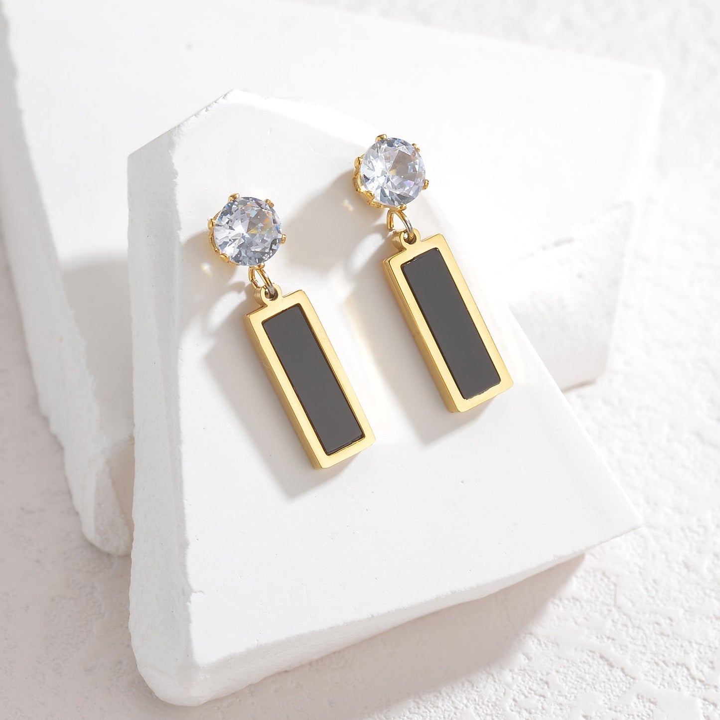 Elegant Crystal Drop Earrings