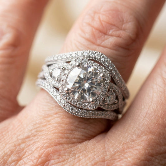 Crystal Statement Ring