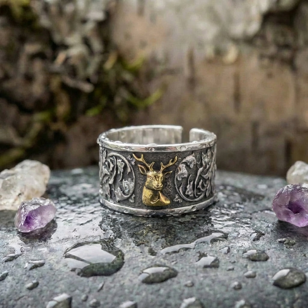 Elegant Deer Statement Bracelet