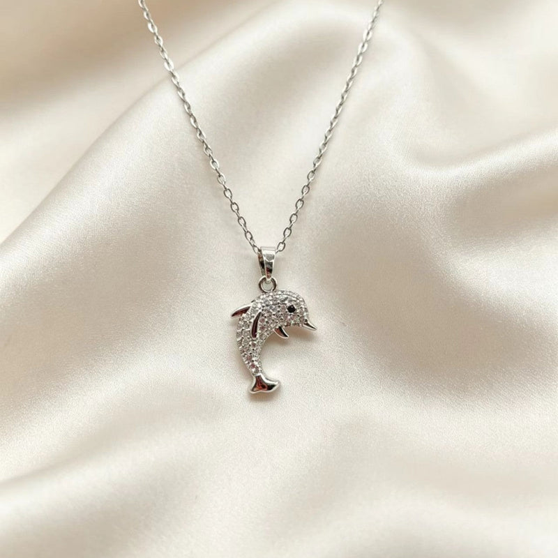 Elegant Dolphin Necklace