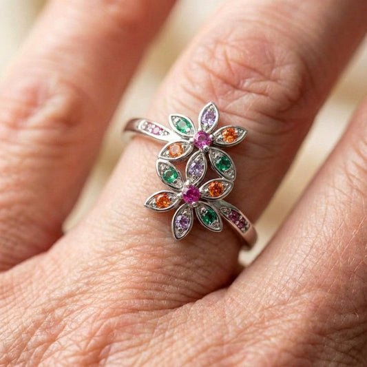 Double Flower Ring