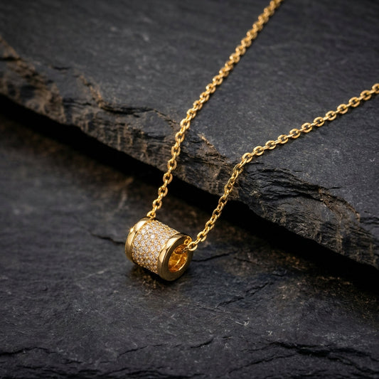 Elegant Drop Gold Necklace