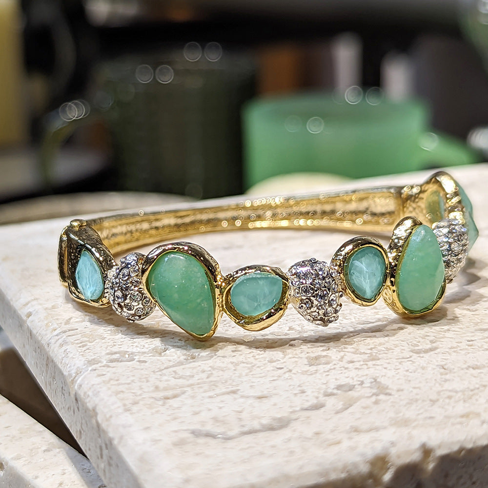 Elegant Emerald Bracelet