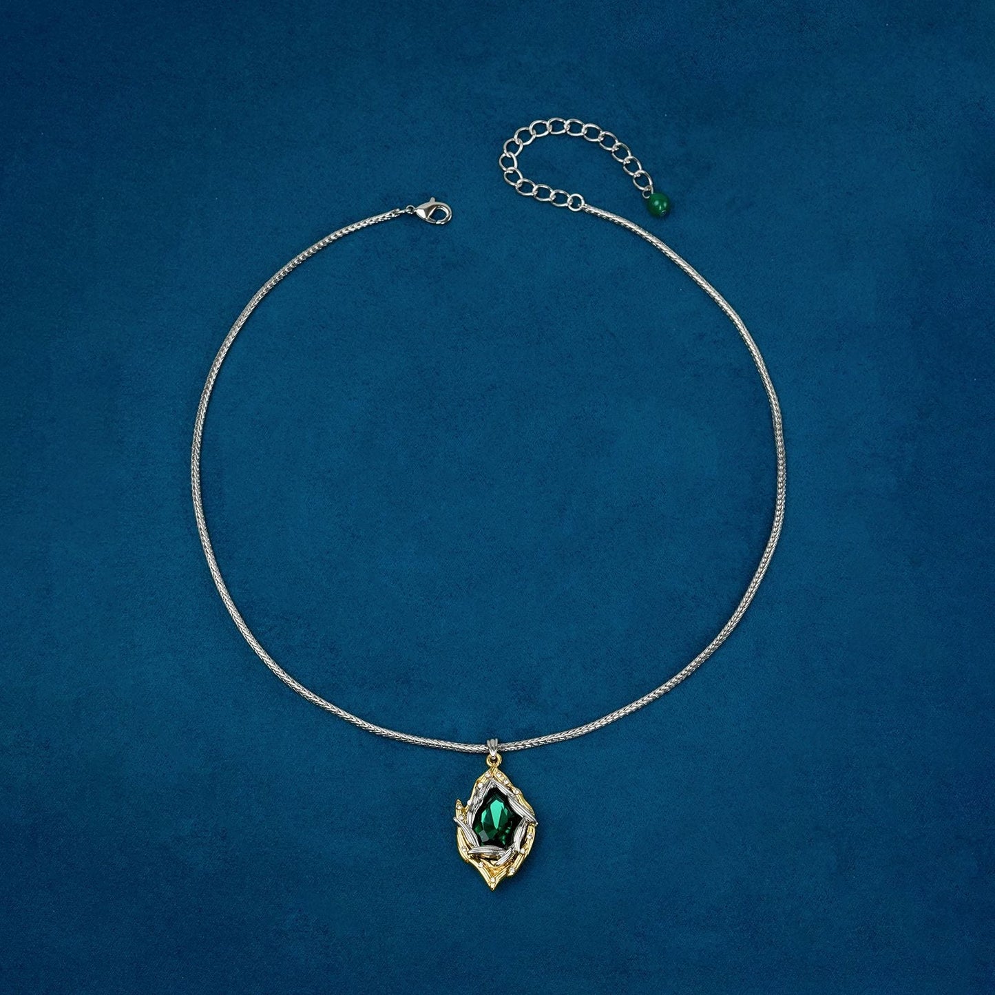Elegant Emerald Necklace