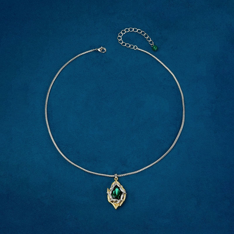 Elegant Emerald Necklace