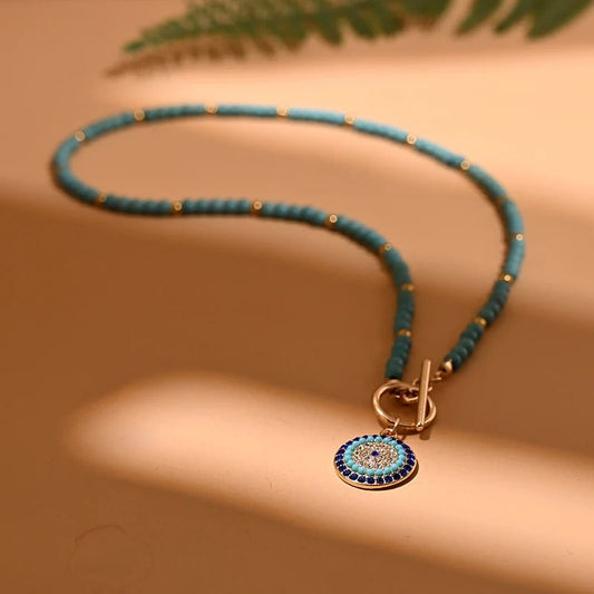 Elegant Evil Eye Necklace
