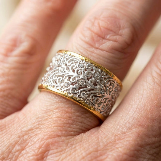 Filigree Statement Ring