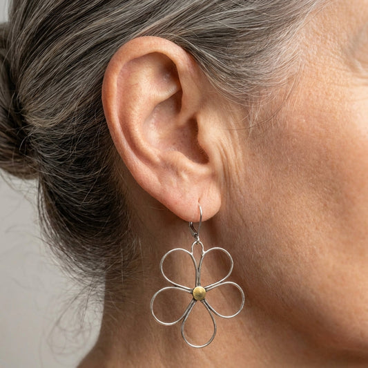 Flower Dangle Earrings