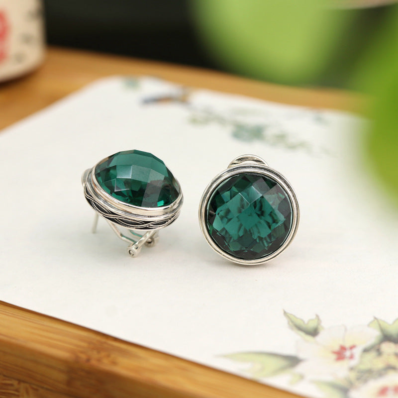 Elegant Green Tourmaline Earrings