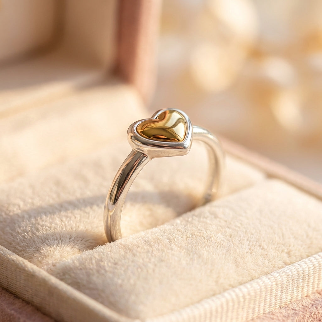 Elegant Heart Love Ring