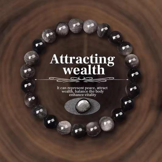 Elegant Hematite Beaded Bracelet
