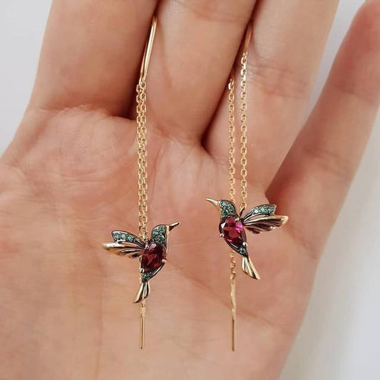 Elegant Hummingbird Earrings