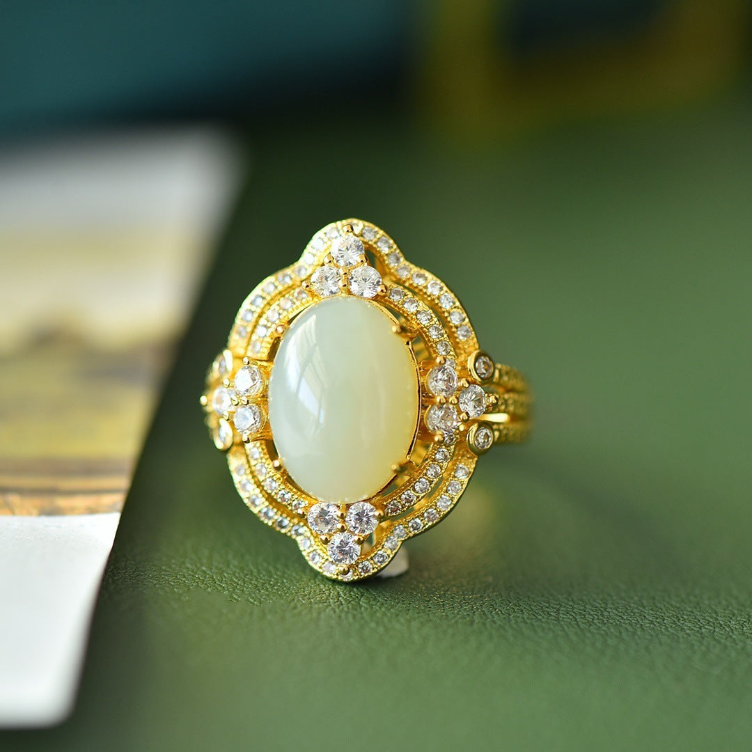 Elegant Jade Ring