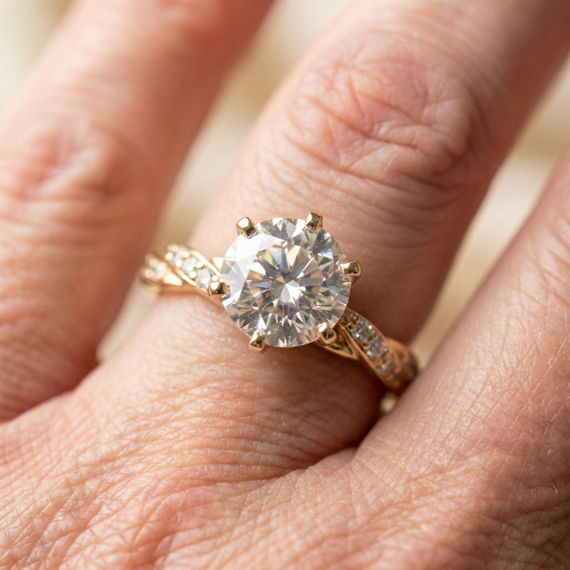 Moissanite Ring