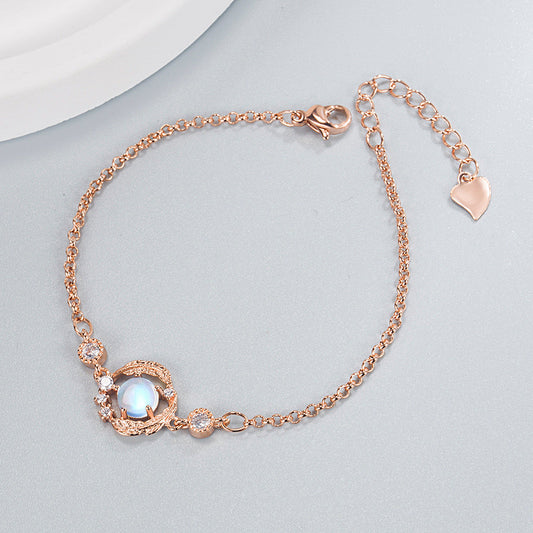 Elegant Moonstone Bracelet