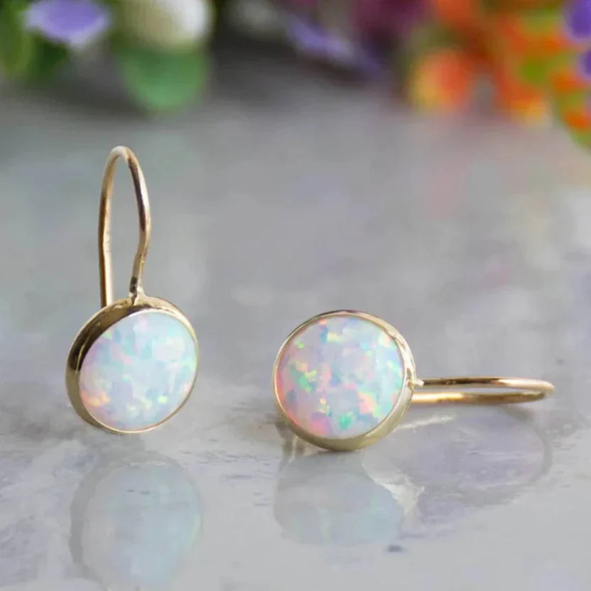 Elegant Opal Earrings