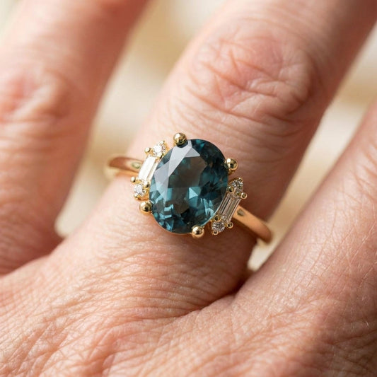 Oval Sapphire Ring