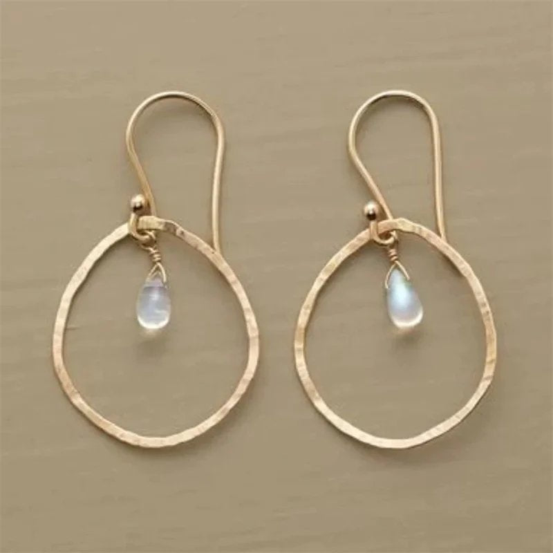 Elegant Pearl Dangle Earrings