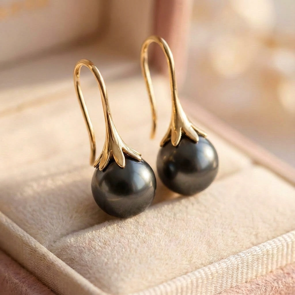 Elegant Pearl Drop Earrings