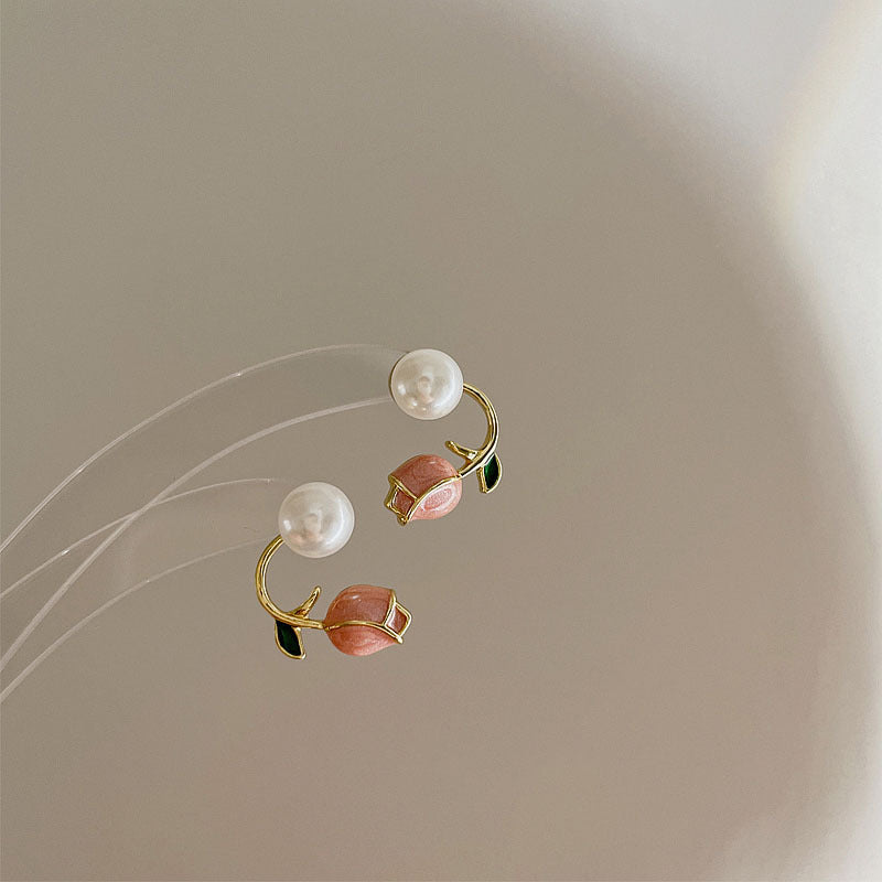 Elegant Pearl Drop Earrings