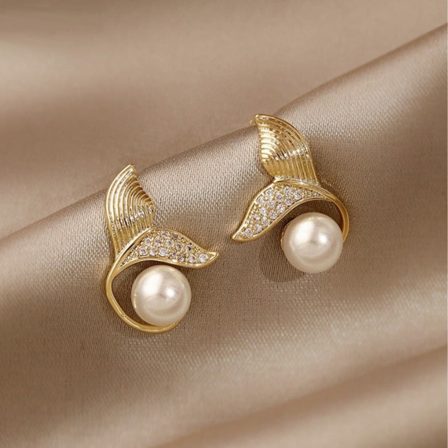 Elegant Pearl Earrings