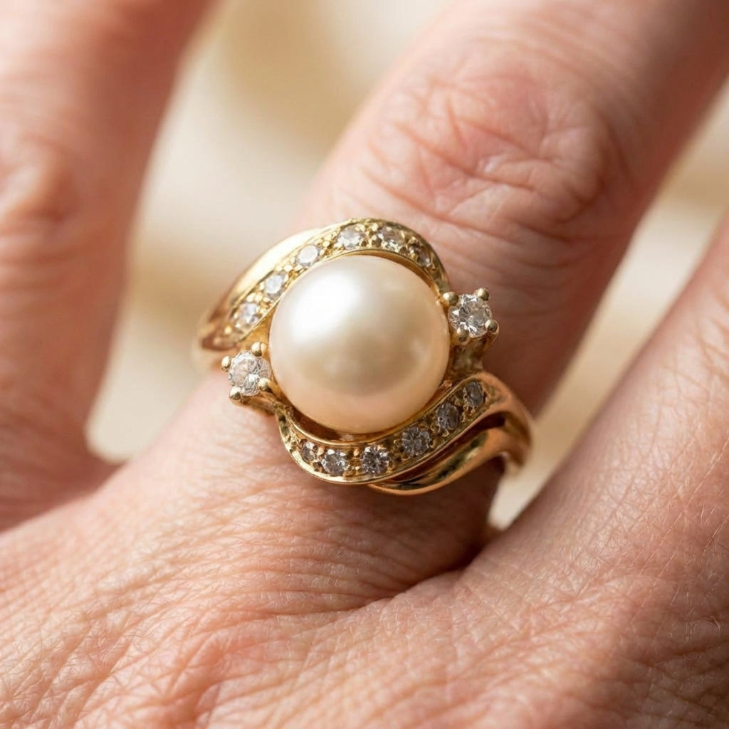 Pearl Gold Ring