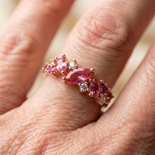 Pink Tourmaline Ring