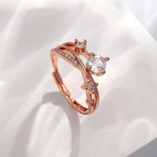 Elegant Rose Gold Ring