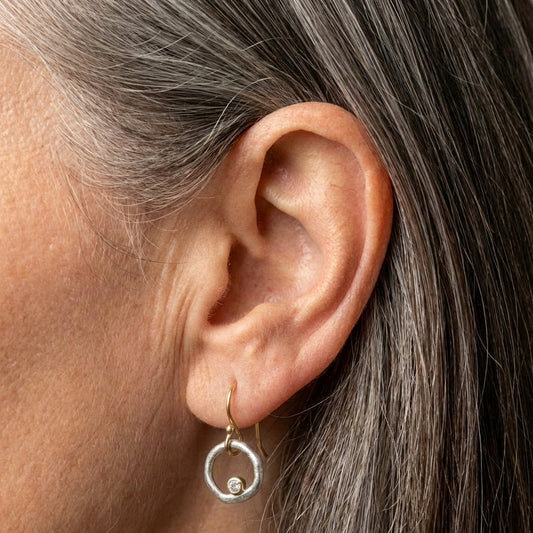 Round Dangle Earrings