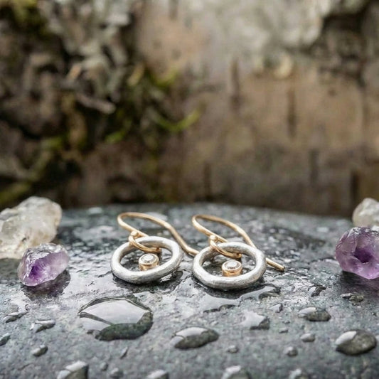 Elegant Round Dangle Earrings