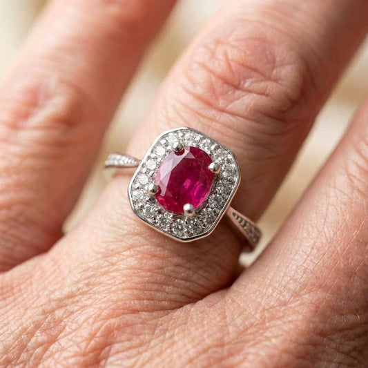Ruby Diamond Ring